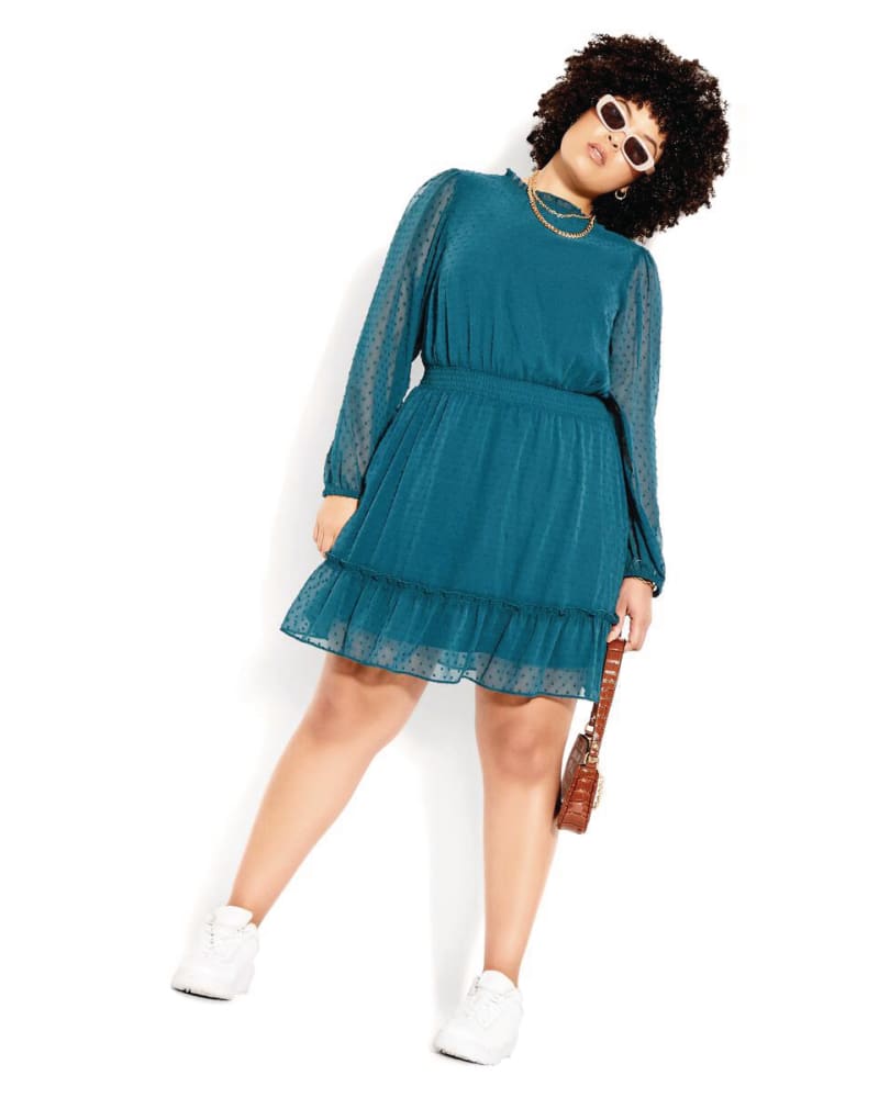 Plus size model wearing  by City Chic | Dia&Co | dia_product_style_image_id:172099